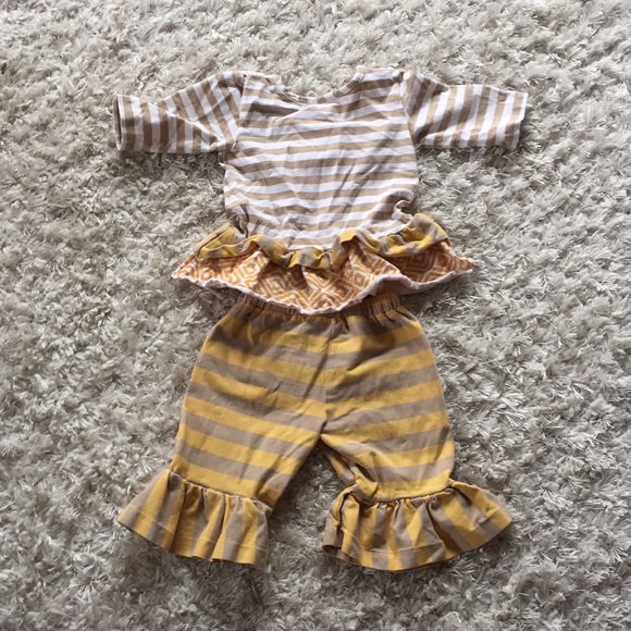 Adorable Mustard Pie outfit Sz 6 M GUC - Picture 2 of 4